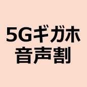 5Gギガホ音声割